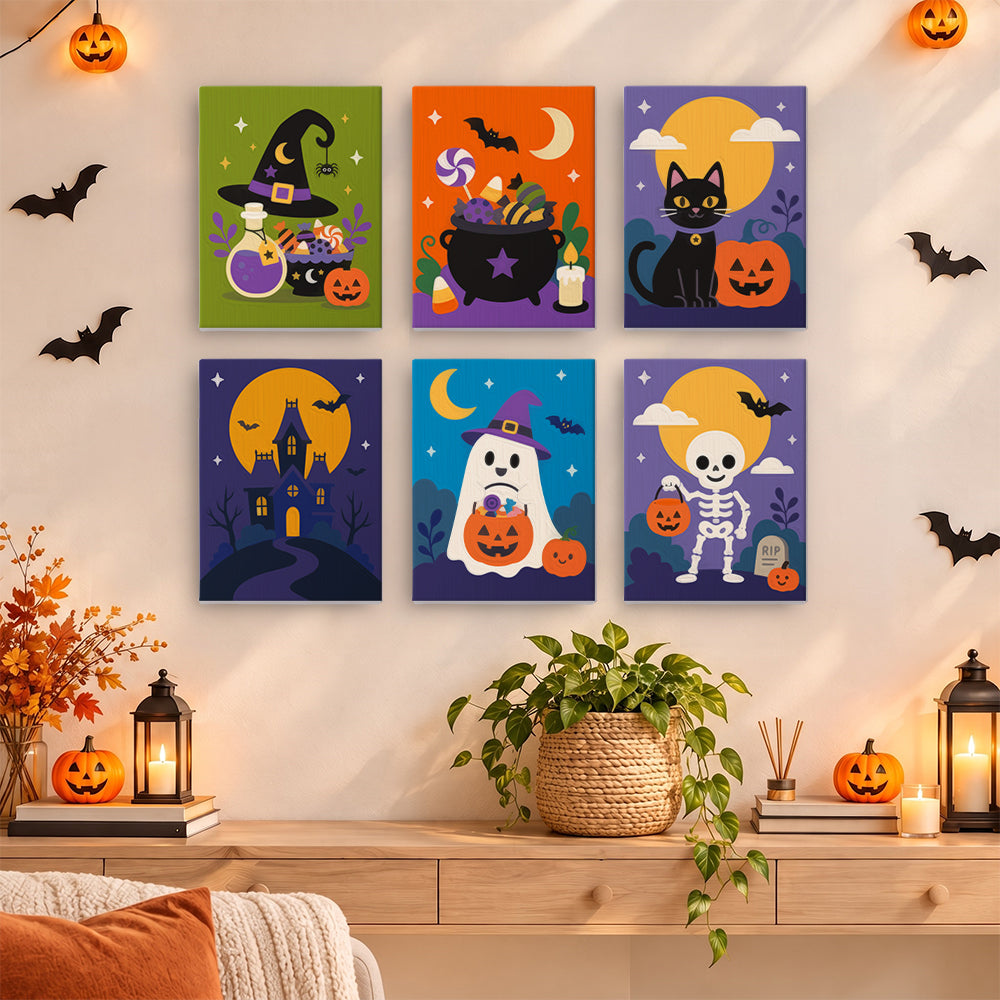 Halloween Candy Night mini paint by numbers – image 14
