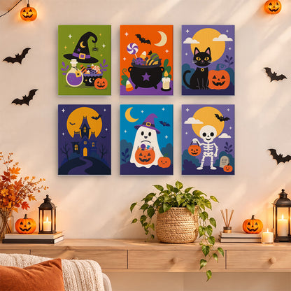 Halloween Candy Night mini paint by numbers – image 14