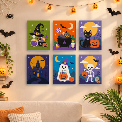 Halloween Candy Night mini paint by numbers – image 17