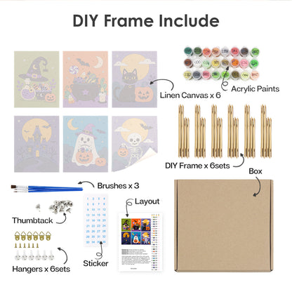 Halloween Candy Night mini paint by numbers – image 18