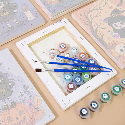 Chibi Witch Adventures mini paint by numbers – image 2