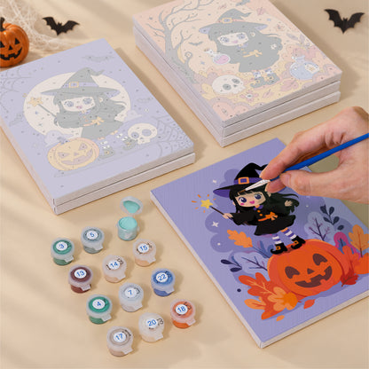 Chibi Witch Adventures mini paint by numbers – image 4