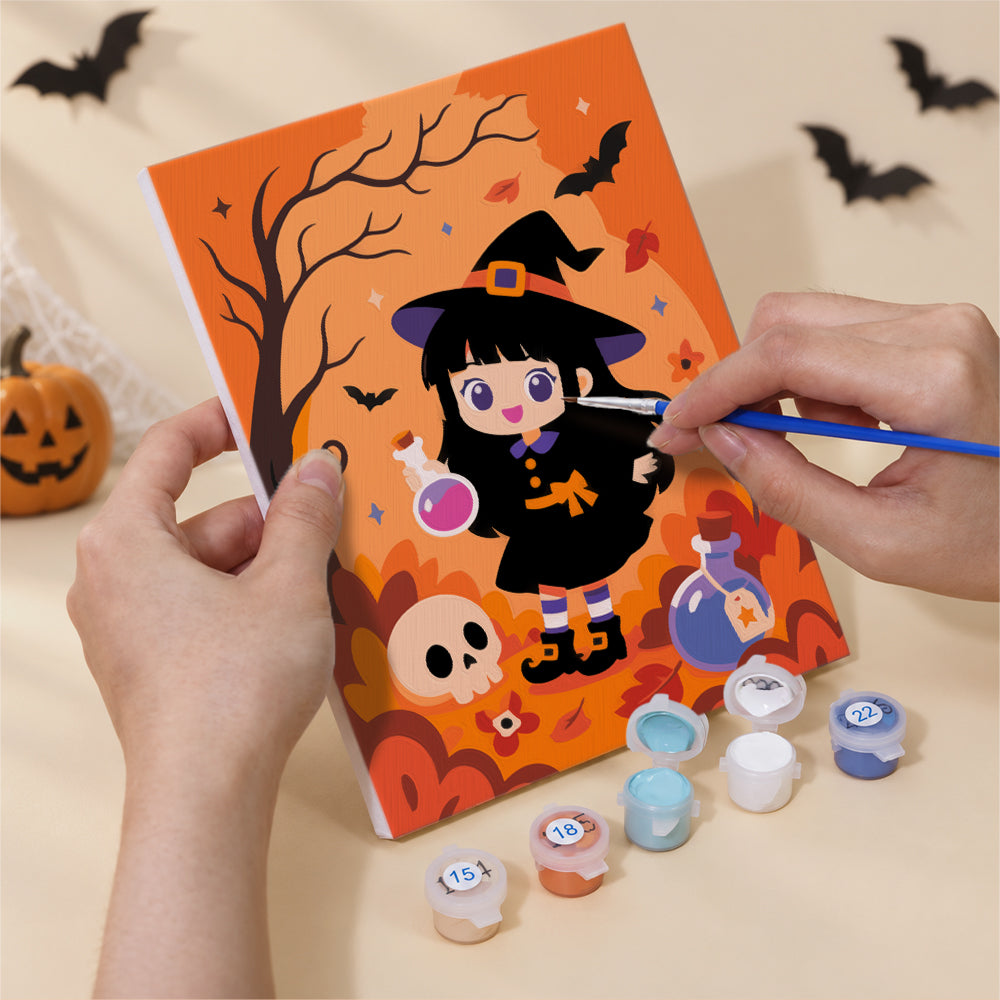 Chibi Witch Adventures mini paint by numbers – image 5