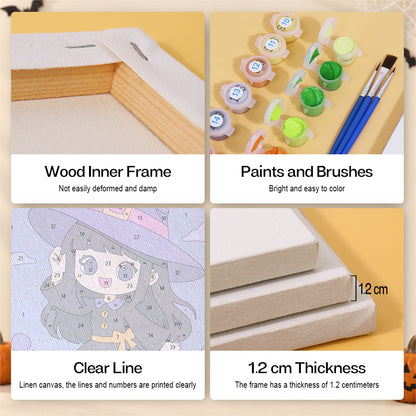 Chibi Witch Adventures mini paint by numbers – image 9