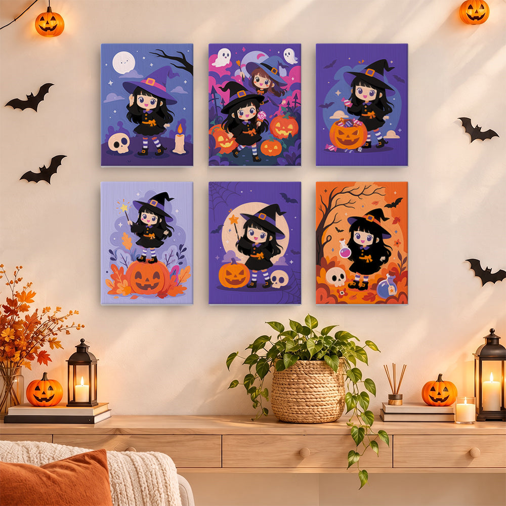 Chibi Witch Adventures mini paint by numbers – image 14