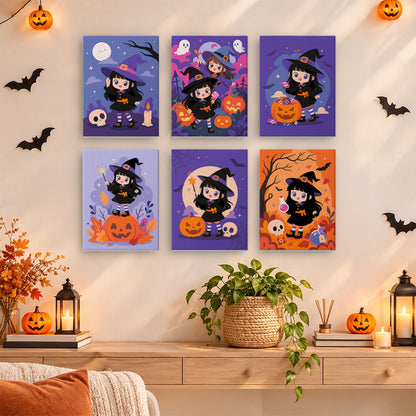 Chibi Witch Adventures mini paint by numbers – image 14
