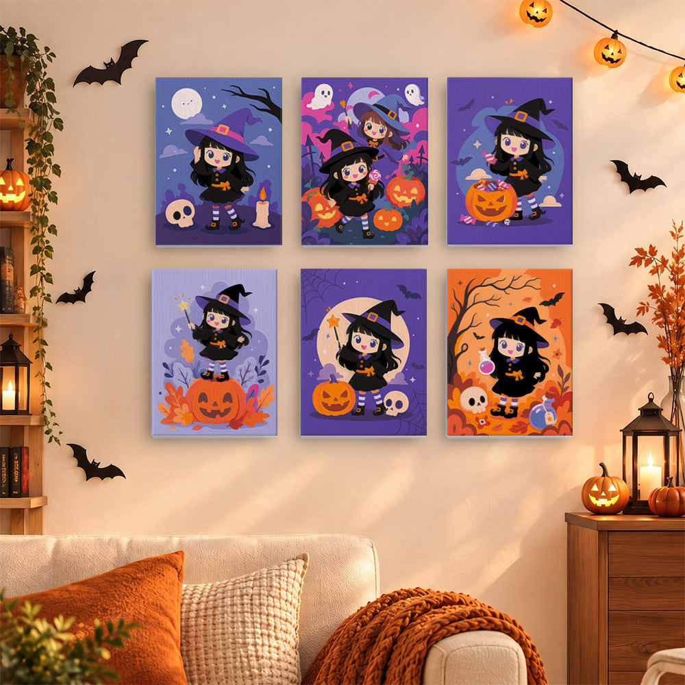 Chibi Witch Adventures mini paint by numbers – image 15