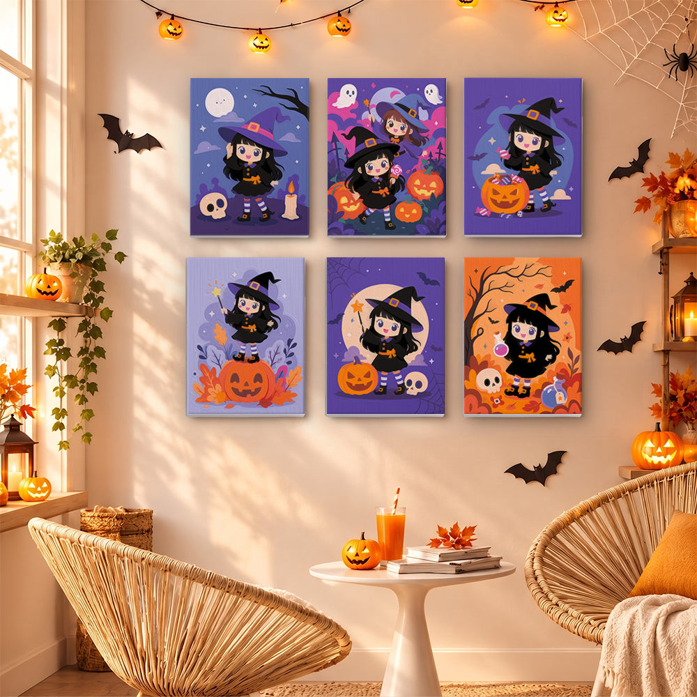 Chibi Witch Adventures mini paint by numbers – image 16