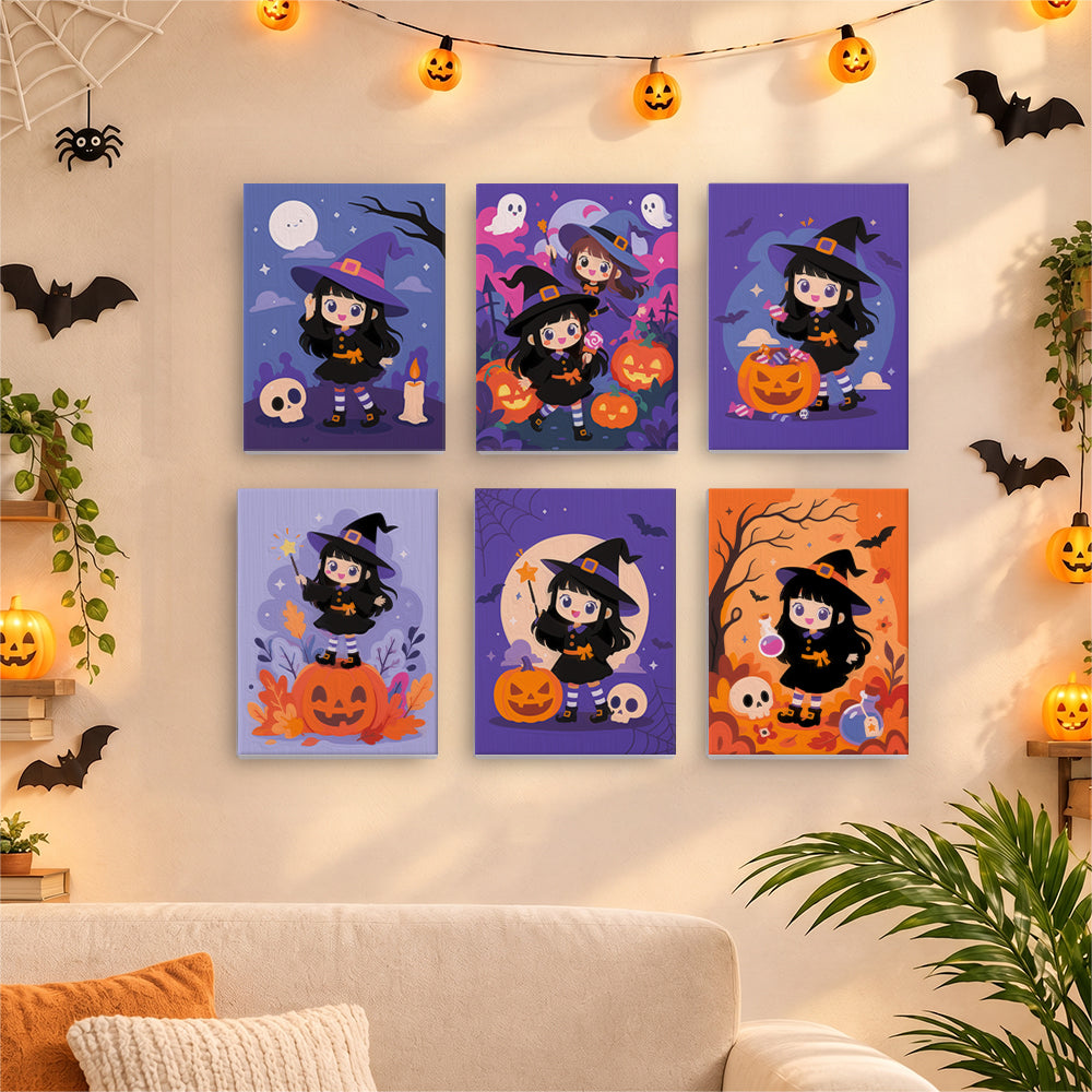 Chibi Witch Adventures mini paint by numbers – image 17