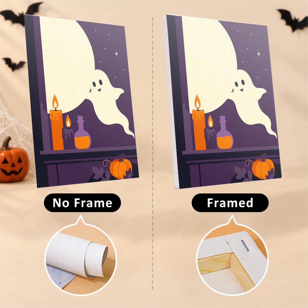 Halloween Full Moon Silhouettes mini paint by numbers – image 13
