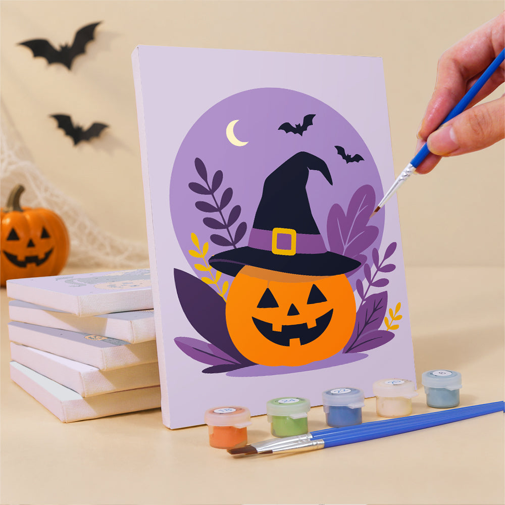 Botanical Halloween Emblems mini paint by numbers – image 3