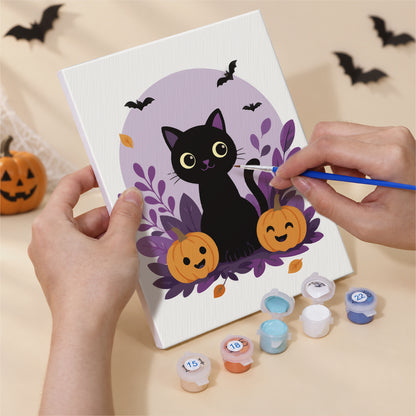 Botanical Halloween Emblems mini paint by numbers – image 5