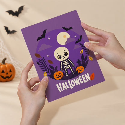 Purple Halloween Wreath Friends mini paint by numbers – image 6