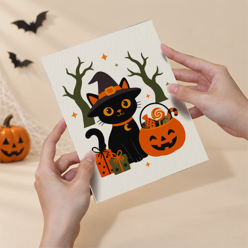 Witch Hat Teapot and Candy Sleigh mini paint by numbers – image 6