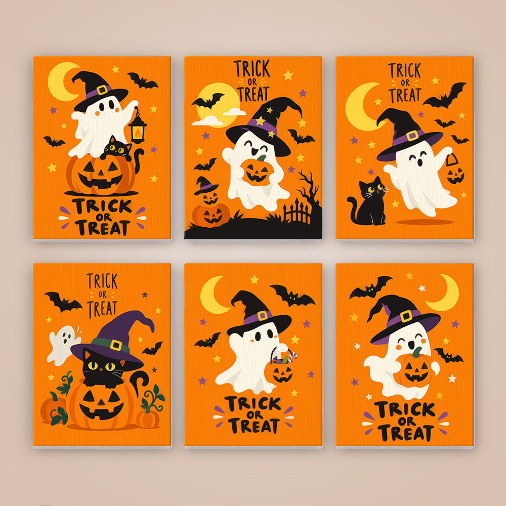 Orange Trick or Treat mini paint by numbers – image 8