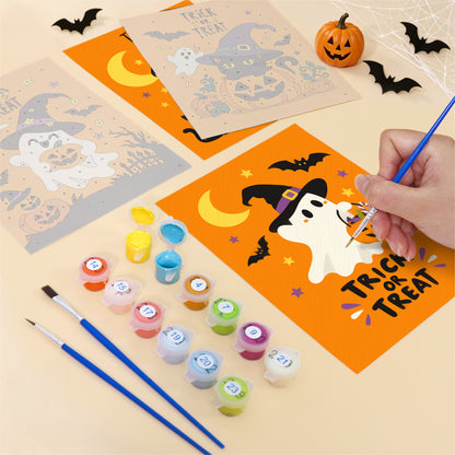 Orange Trick or Treat mini paint by numbers – image 12