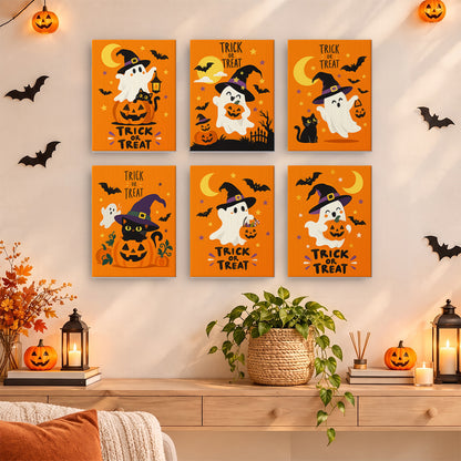 Orange Trick or Treat mini paint by numbers – image 14