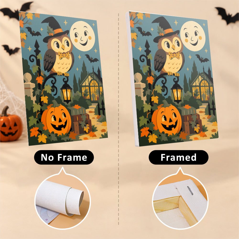 Smiling Moon Trick-or-Treaters mini paint by numbers – image 13
