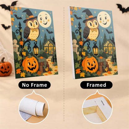 Smiling Moon Trick-or-Treaters mini paint by numbers – image 13