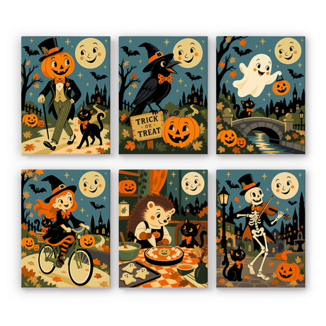 Vintage Trick or Treat Adventures mini paint by numbers – image 7