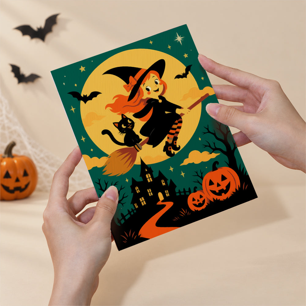 Vampire and Green Monster Night mini paint by numbers – image 6