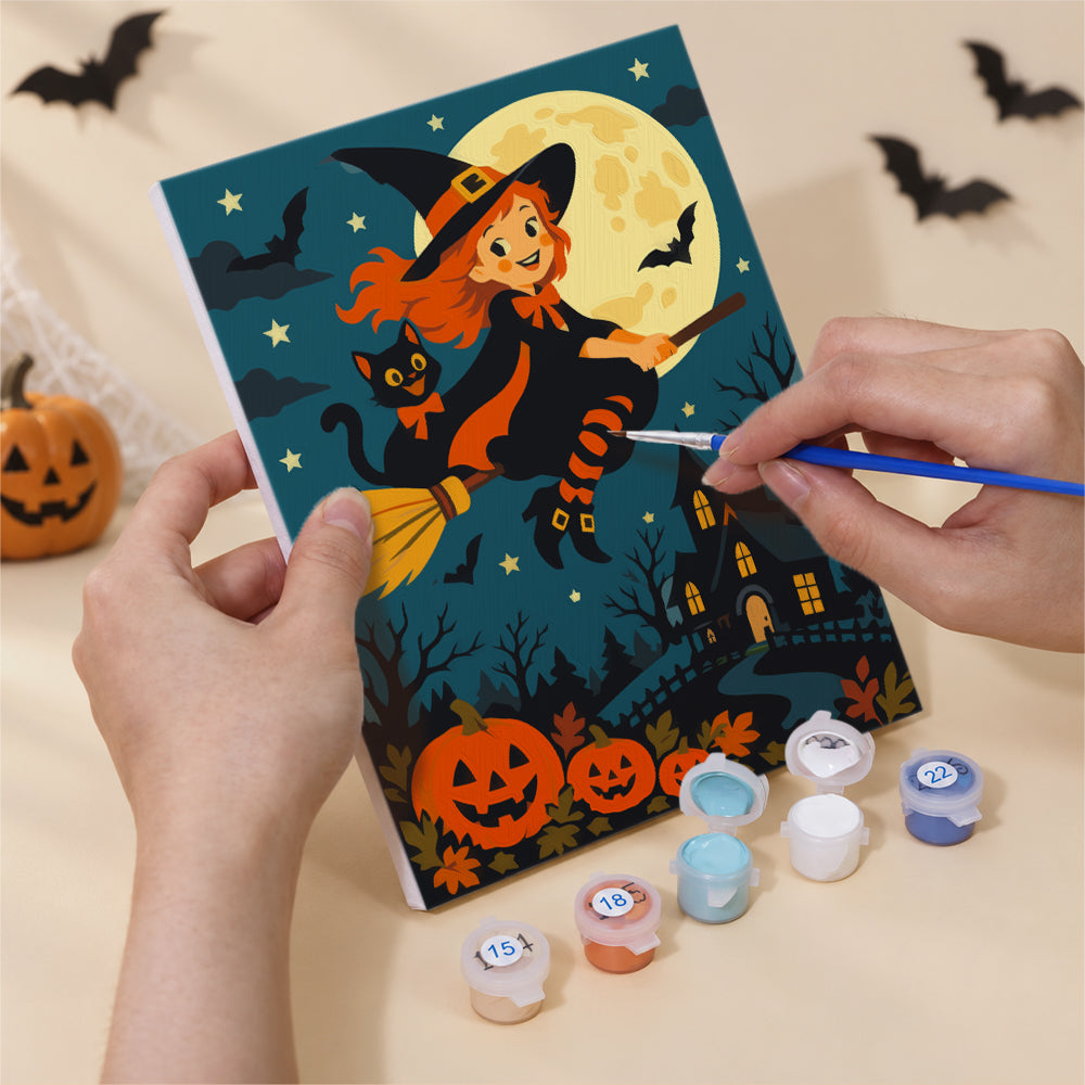 Dancing Skeletons and Scarecrow mini paint by numbers – image 5