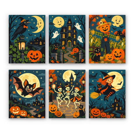 Vintage Haunted Harvest mini paint by numbers – image 7