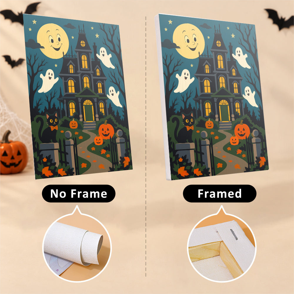 Dancing Skeletons and Scarecrow mini paint by numbers – image 13