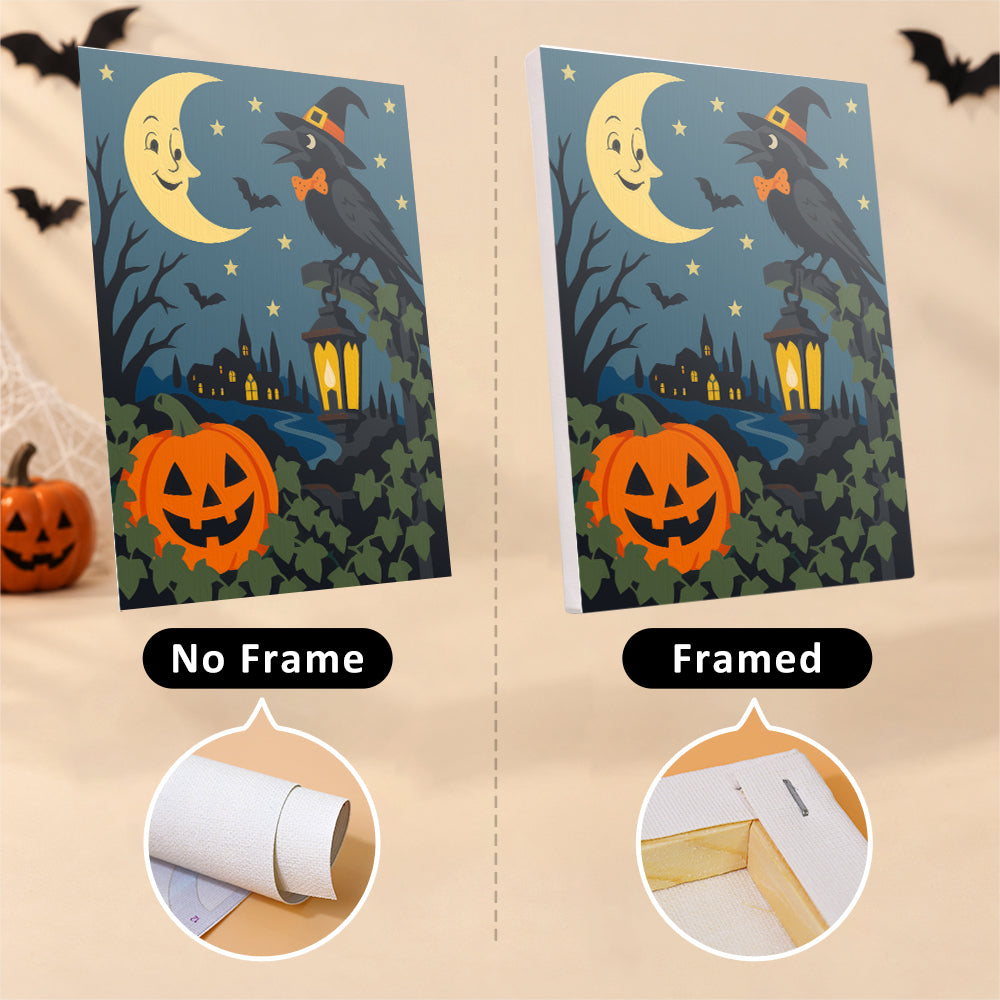 Halloween Night Characters mini paint by numbers – image 13