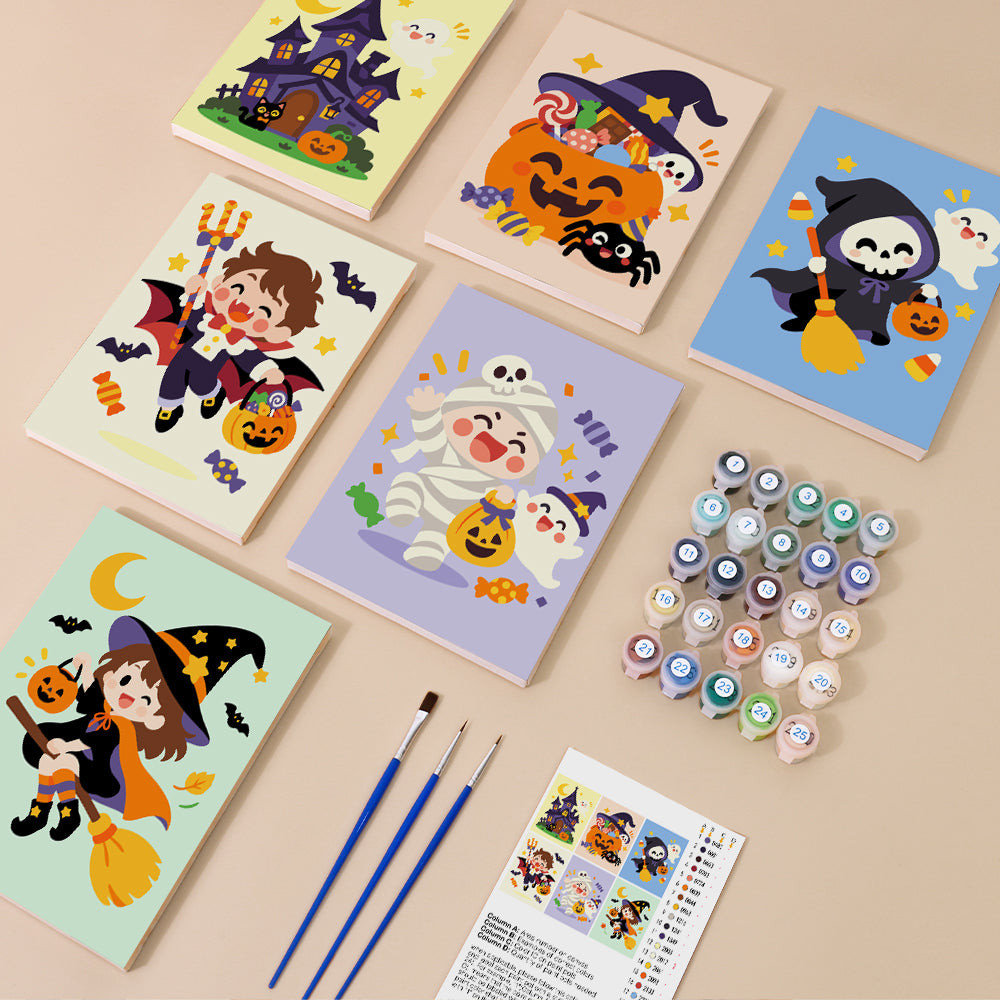 Little Devil and Reaper Kids mini paint by numbers – image 1
