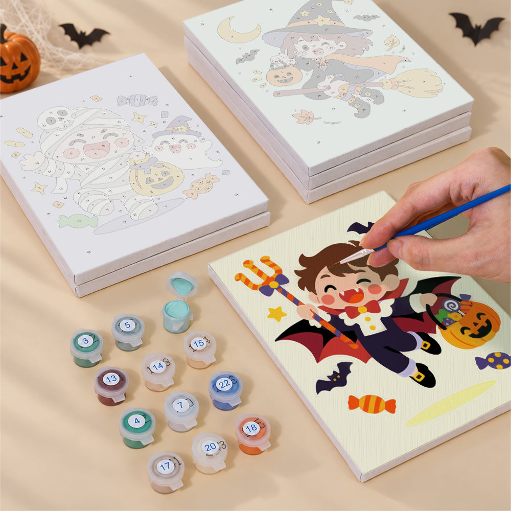 Little Devil and Reaper Kids mini paint by numbers – image 4