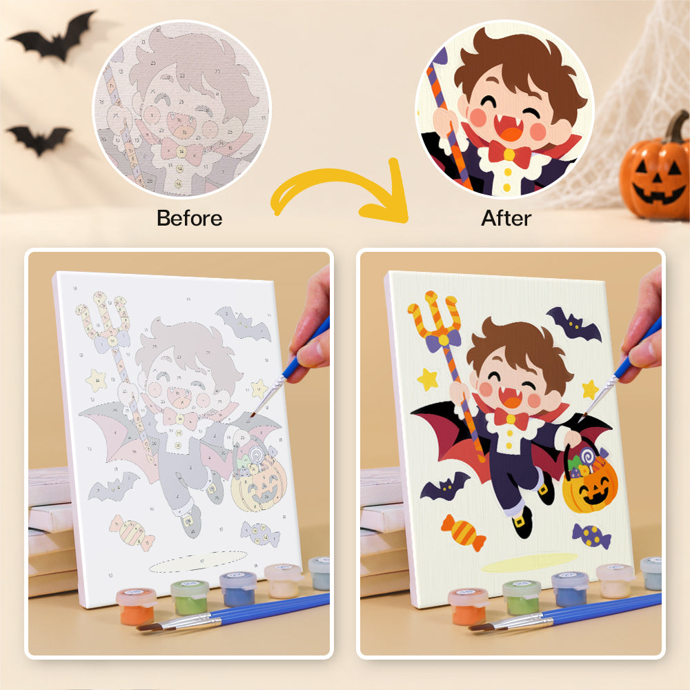 Little Devil and Reaper Kids mini paint by numbers – image 10