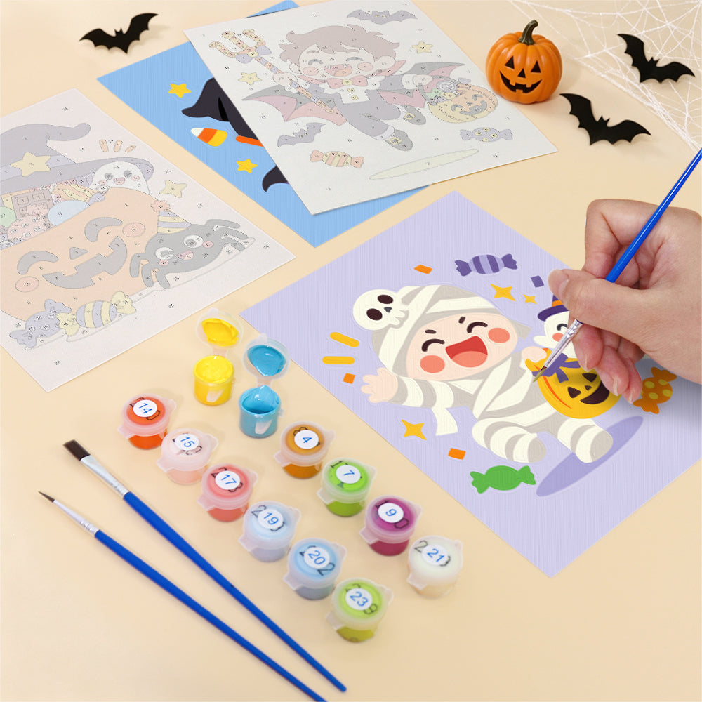 Little Devil and Reaper Kids mini paint by numbers – image 12