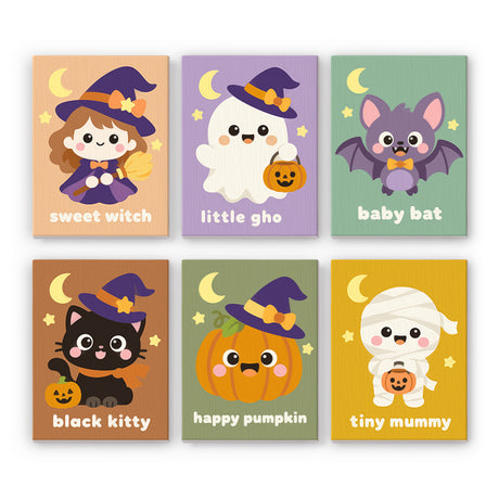 Kawaii Halloween Character mini paint by numbers – image 7
