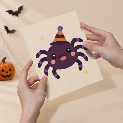 Party Hat Spider and Bat mini paint by numbers – image 6