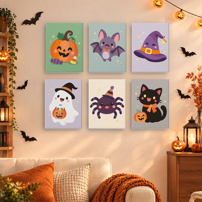 Party Hat Spider and Bat mini paint by numbers – image 15