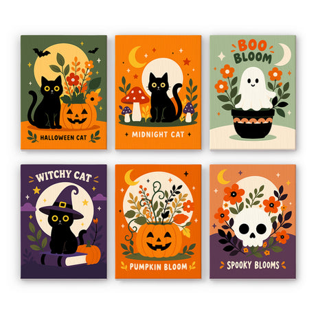 Vintage Halloween Floral mini paint by numbers – image 7