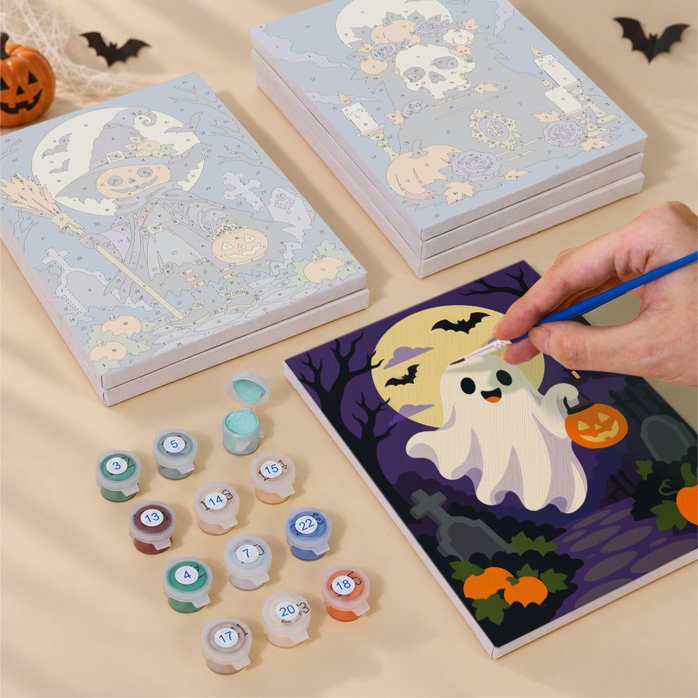 Gothic Halloween Night mini paint by numbers – image 4