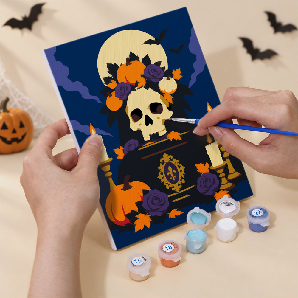 Gothic Halloween Night mini paint by numbers – image 5