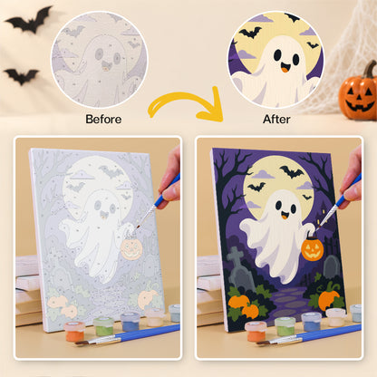 Gothic Halloween Night mini paint by numbers – image 10