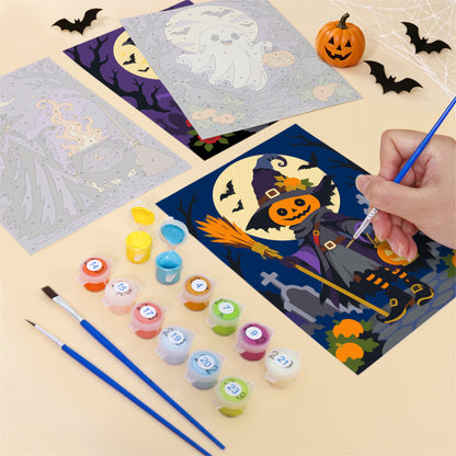 Gothic Halloween Night mini paint by numbers – image 12