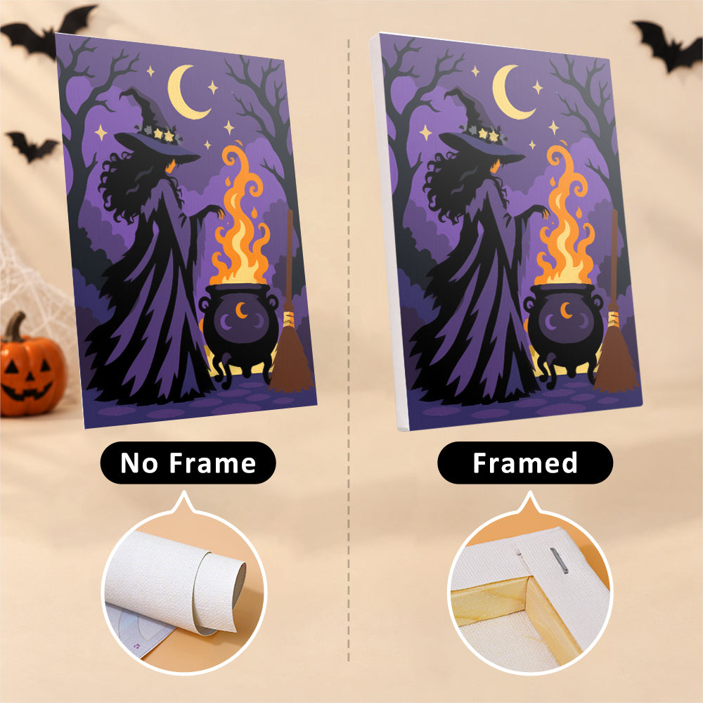 Gothic Halloween Night mini paint by numbers – image 13