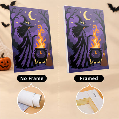 Gothic Halloween Night mini paint by numbers – image 13