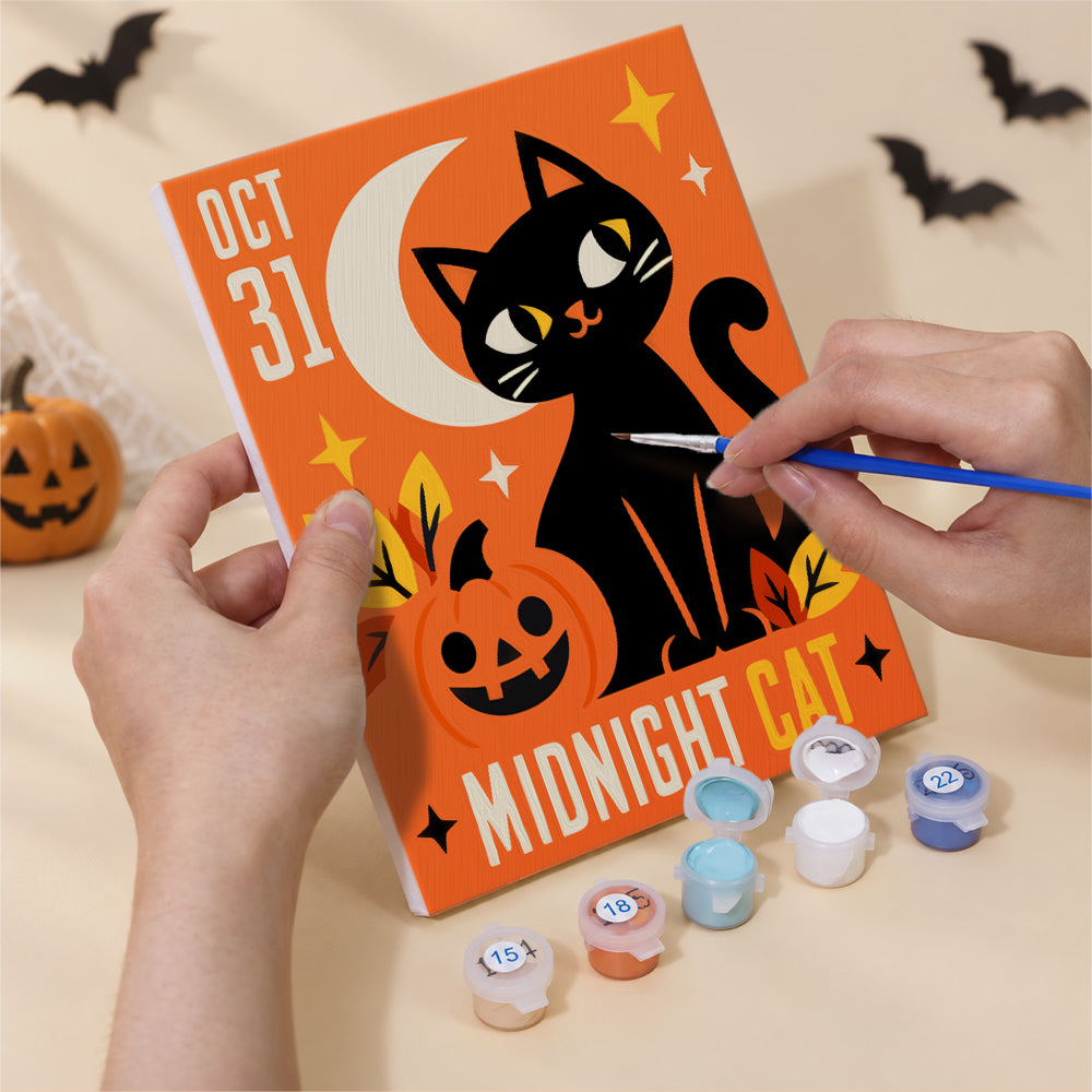 Autumn Bat and Happy Haunt mini paint by numbers – image 5