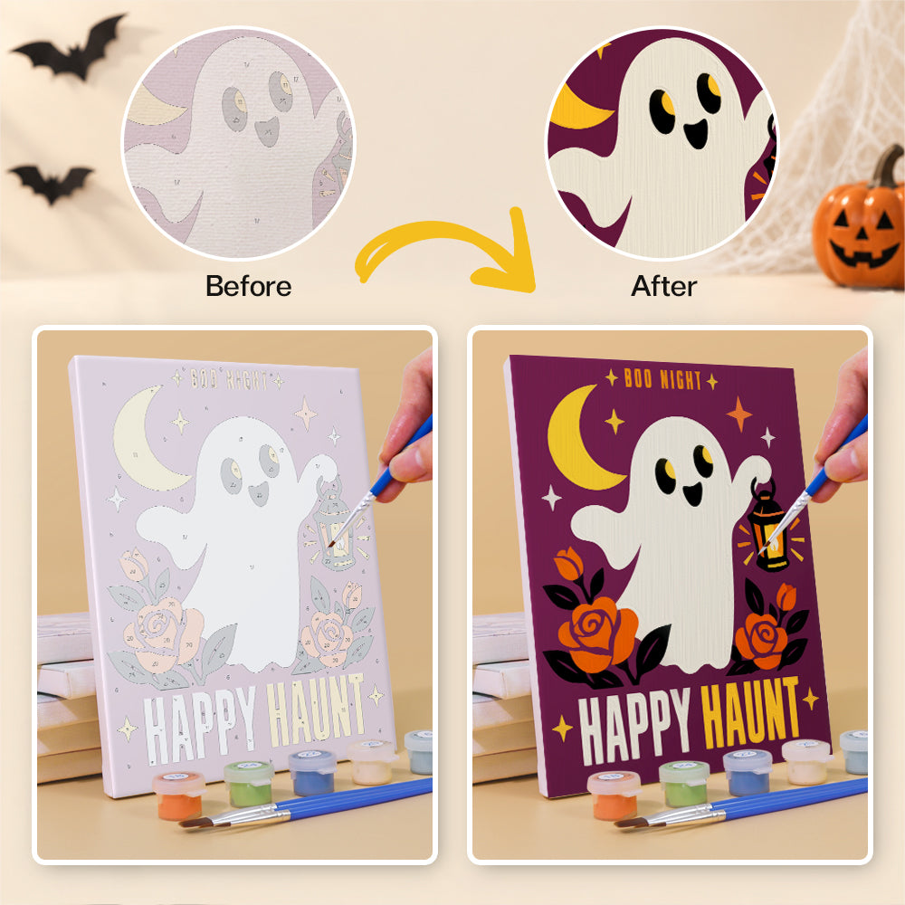 Autumn Bat and Happy Haunt mini paint by numbers – image 10