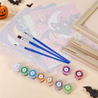 Autumn Bat and Happy Haunt mini paint by numbers – image 11