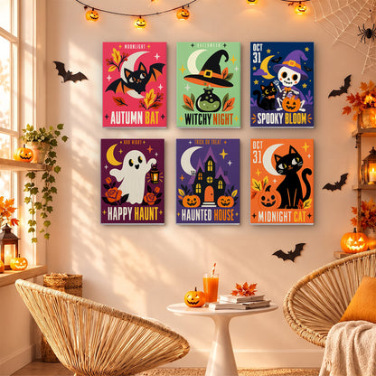 Autumn Bat and Happy Haunt mini paint by numbers – image 16