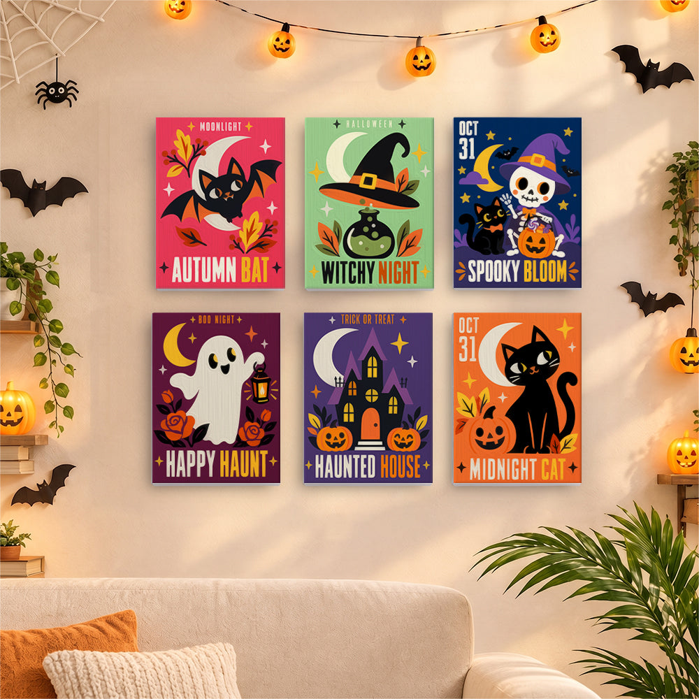 Autumn Bat and Happy Haunt mini paint by numbers – image 17