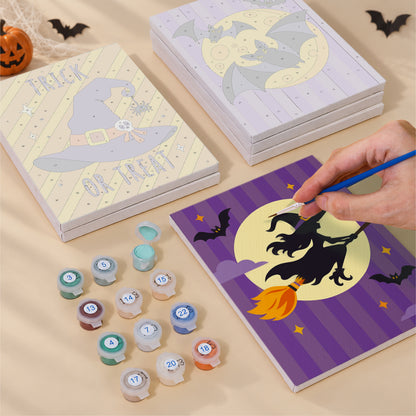 Polka-Dot Pumpkin Party Prints mini paint by numbers – image 4