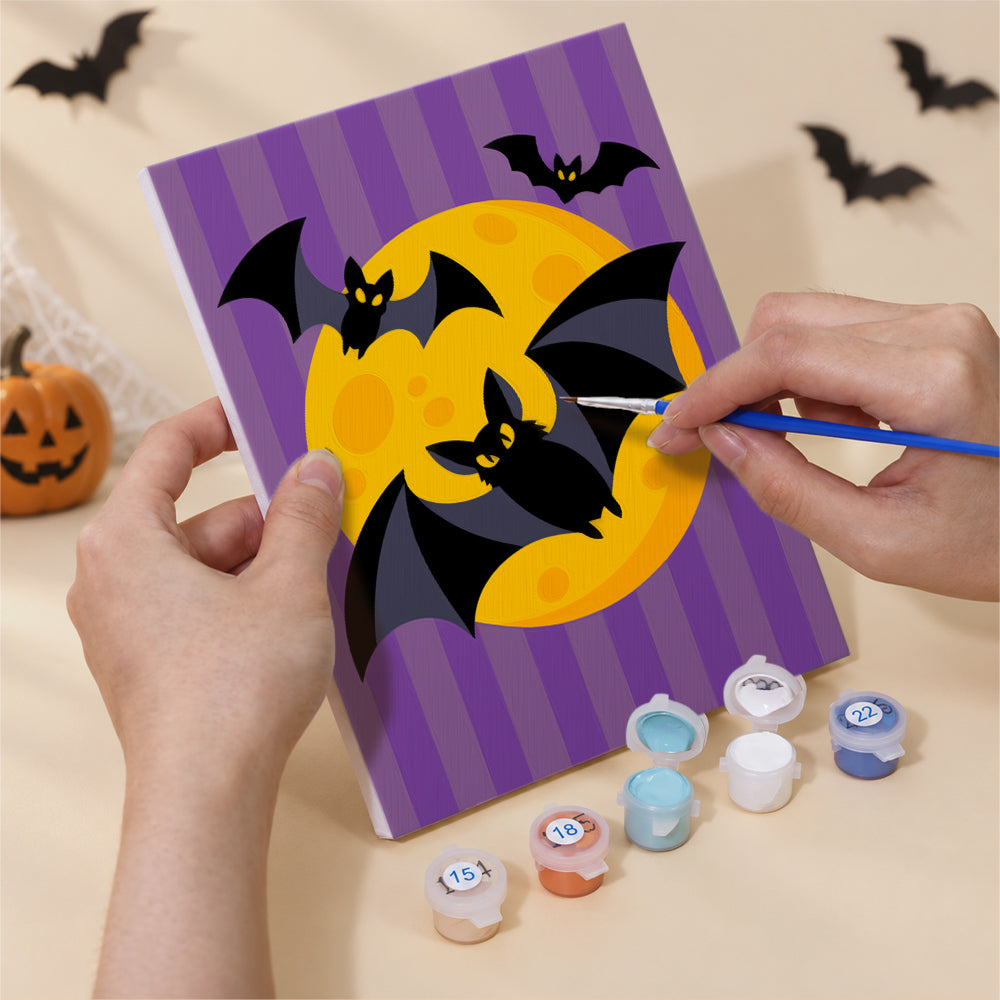 Polka-Dot Pumpkin Party Prints mini paint by numbers – image 5